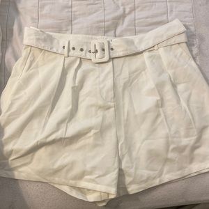 White nickeled shorts- can be used for Buisness or casual